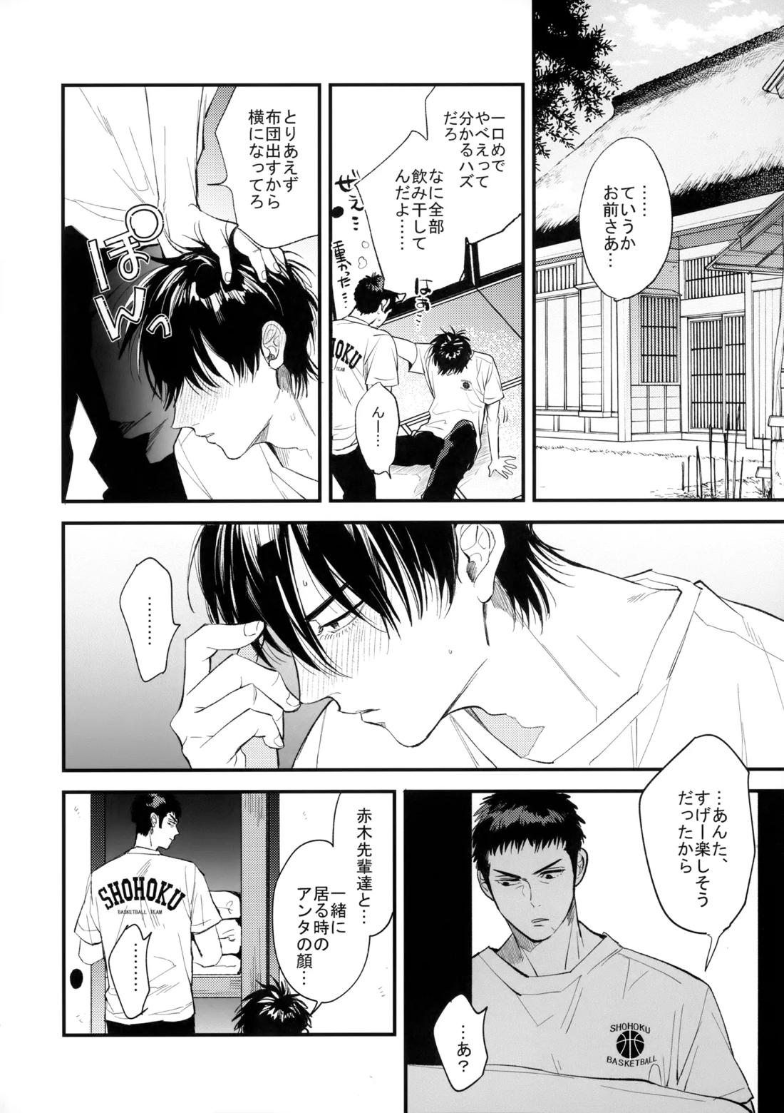 合宿中にふたりでヒミツの×××！？【スラムダンク/流三】 page 15