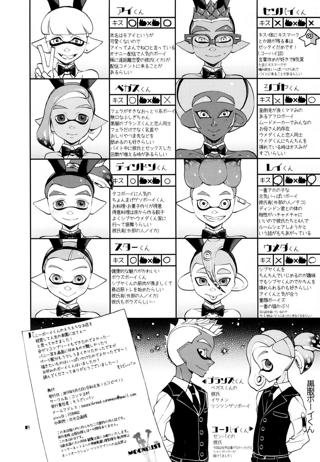 バニーのイカがわしいおみせ【スプラトゥーン/モブ×ボーイ】 page 17