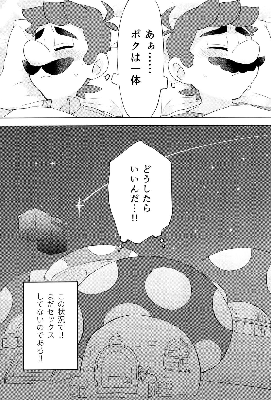 こんなにイチャついてるのに初夜がまだってマジ！？【スーパーマリオブラザーズ/マリオ×ルイージ】 page 17
