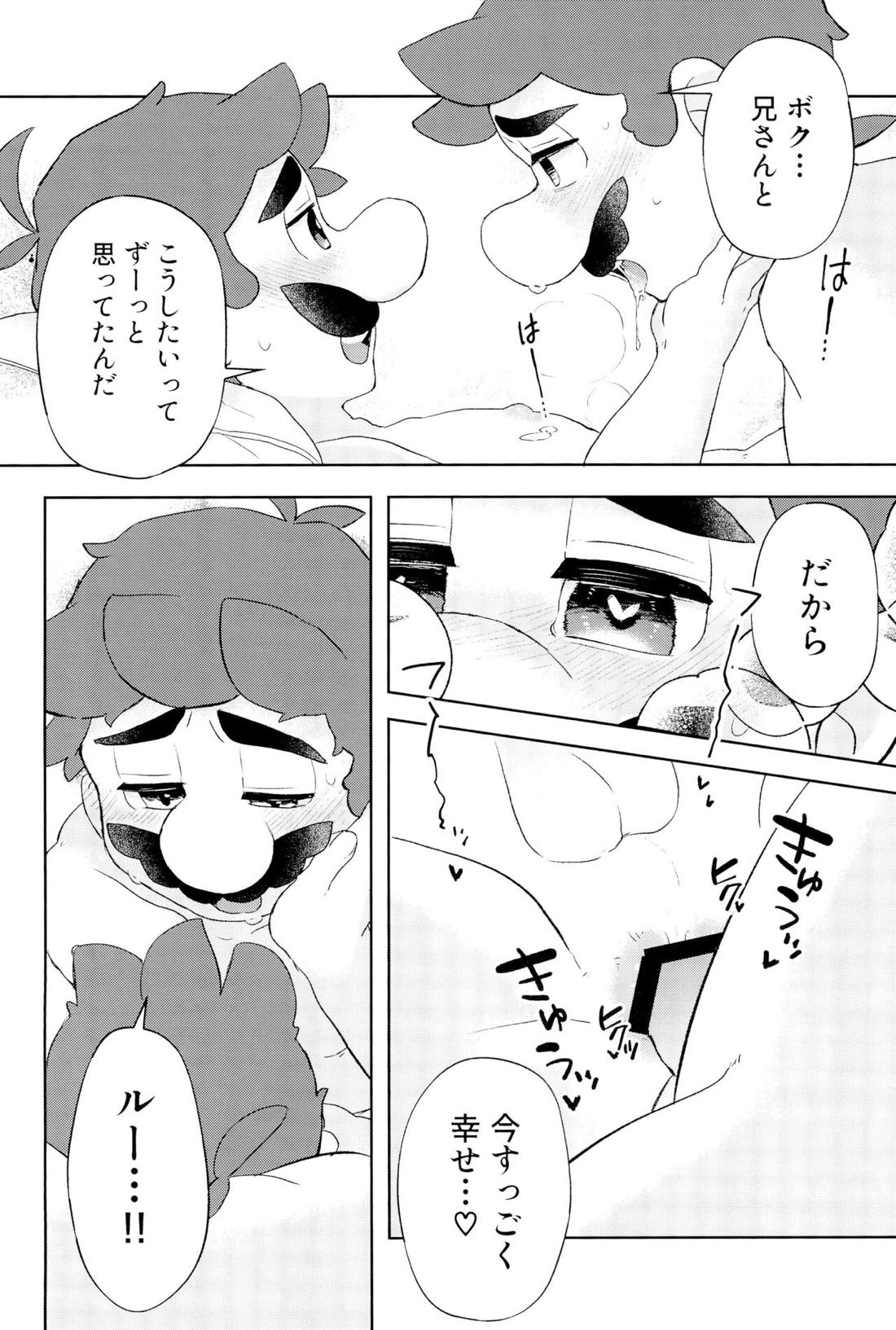 こんなにイチャついてるのに初夜がまだってマジ！？【スーパーマリオブラザーズ/マリオ×ルイージ】 page 47