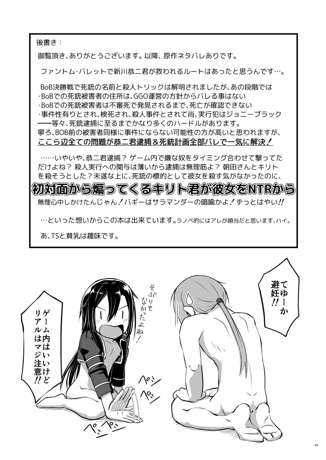 キリ娘ルートに分岐しました。 【ソードアートオンライン/シュピーゲル×キリト】 page 28