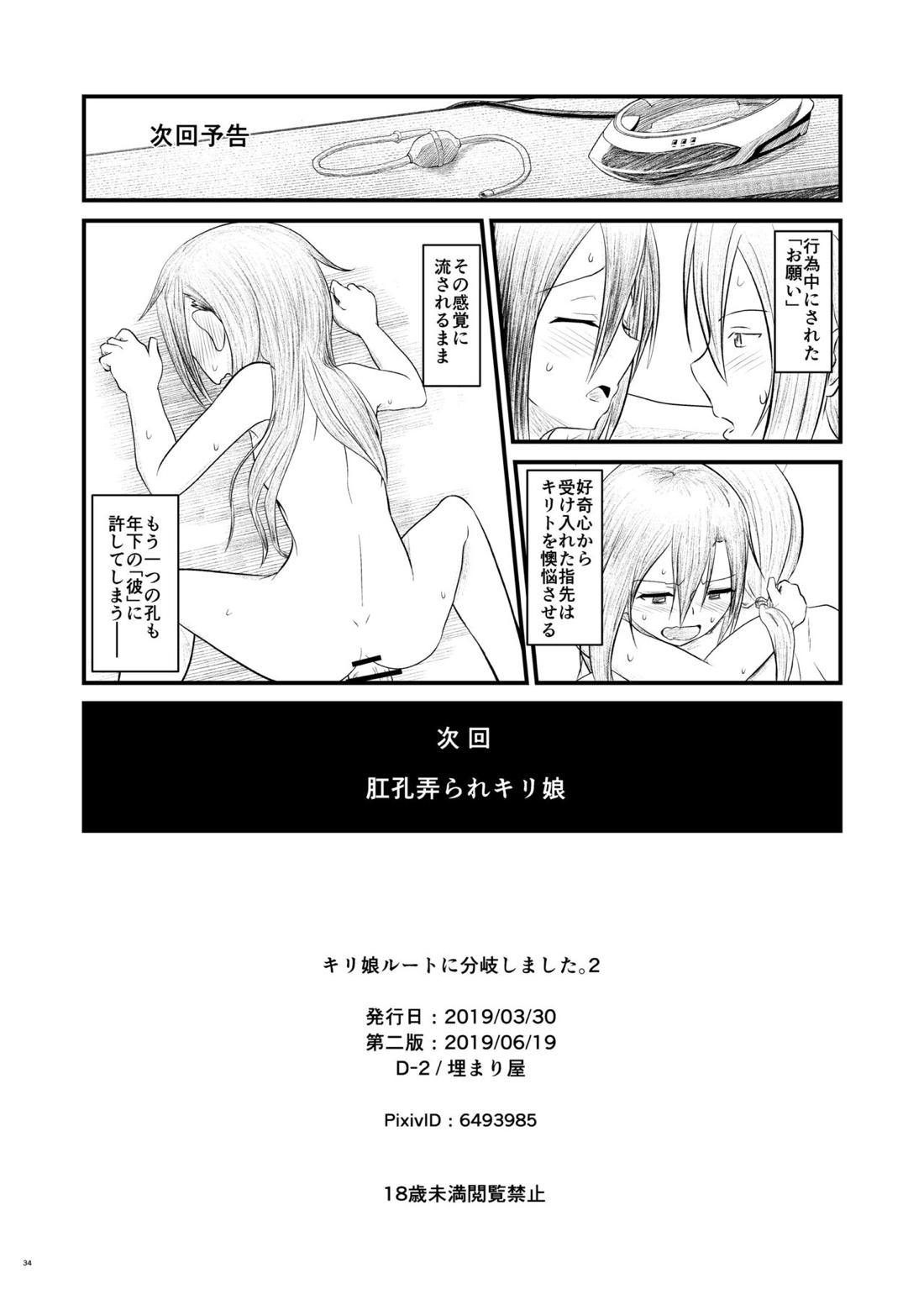 キリ娘ルートに分岐しました。 【ソードアートオンライン/シュピーゲル×キリト】 page 63