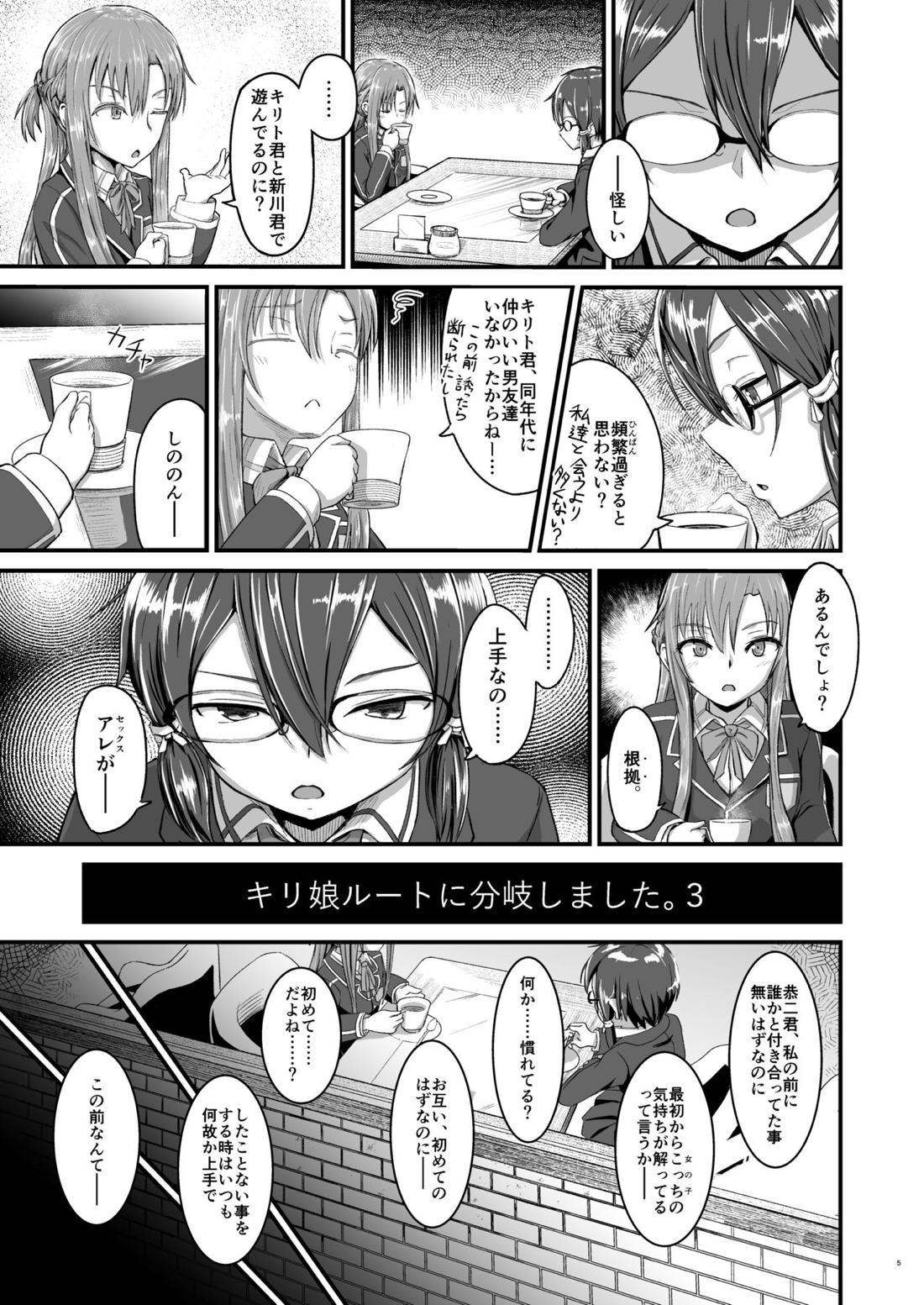 キリ娘ルートに分岐しました。 【ソードアートオンライン/シュピーゲル×キリト】 page 68