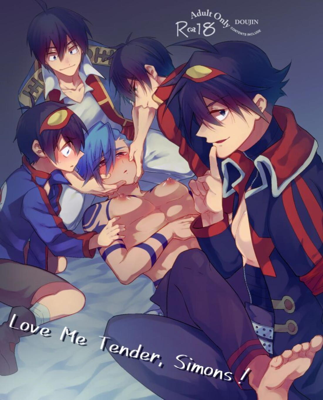Recommended BL manga "Love Me Tender, Simons!【天元突破グレンラガン/シモカミ】" cover image