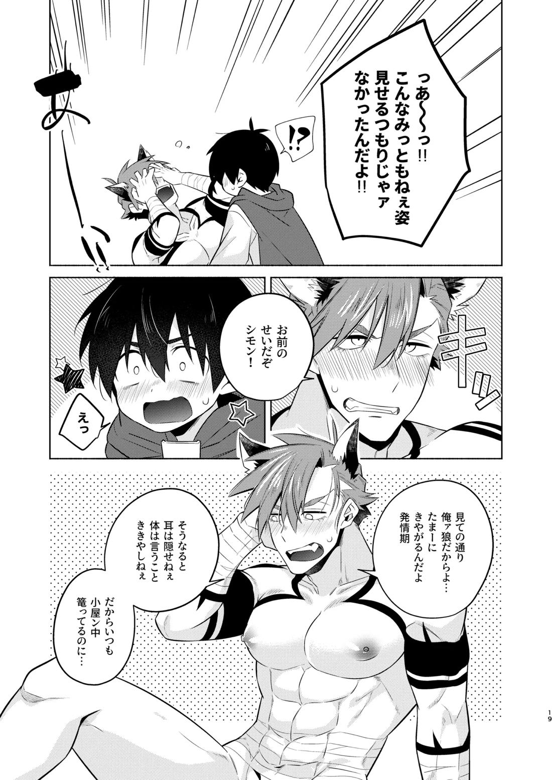赤ずきんくんとオオカミナさん【天元突破グレンラガン/シモカミ】 page 18