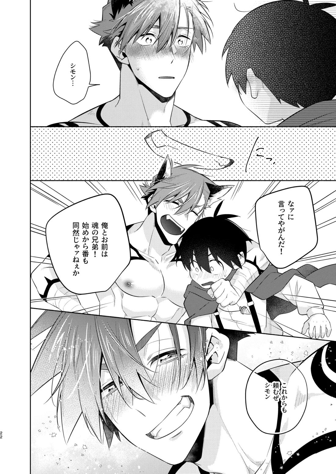 赤ずきんくんとオオカミナさん【天元突破グレンラガン/シモカミ】 page 21