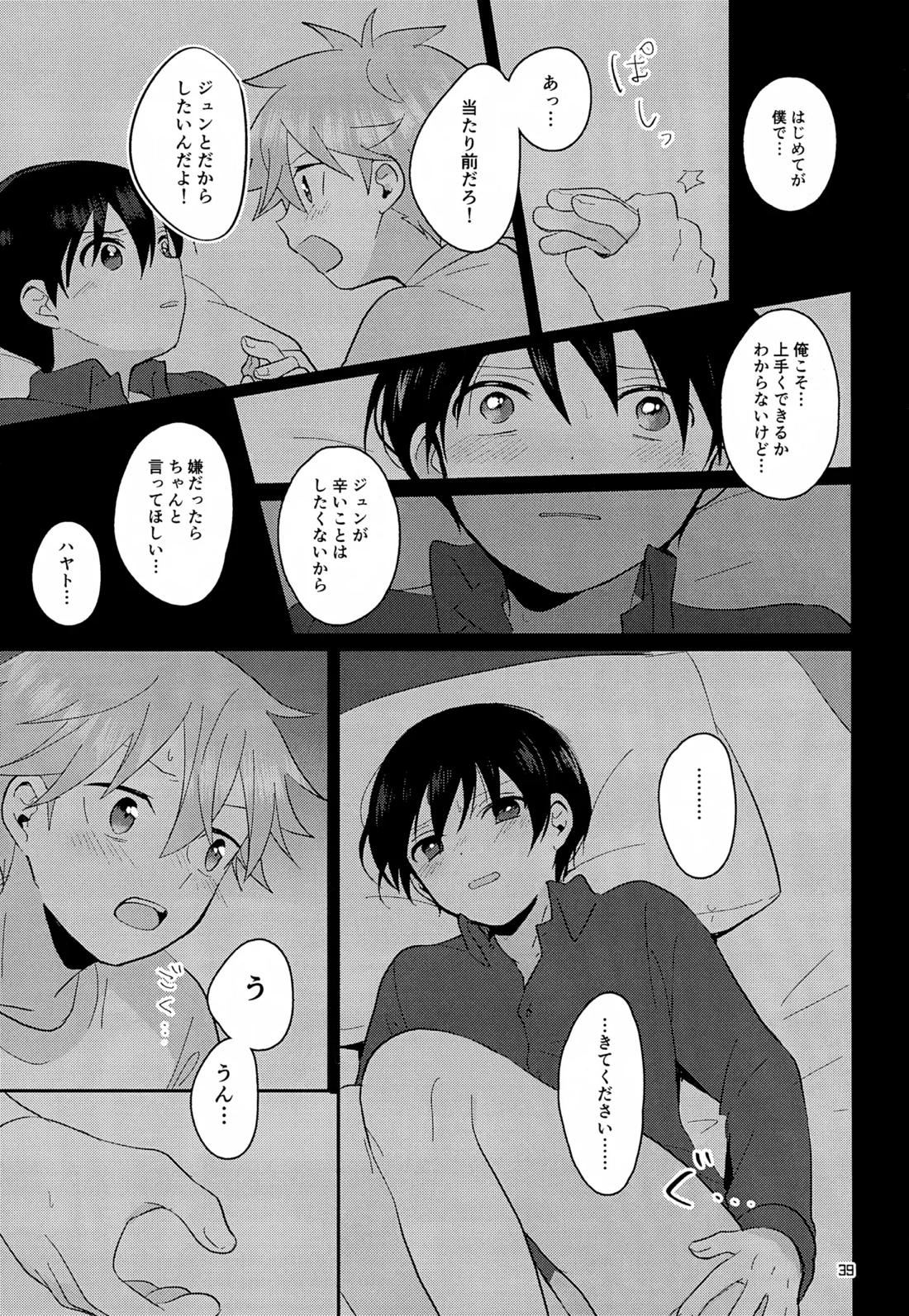 CHERRIES【アイドルマスターSideM/隼旬】 page 40