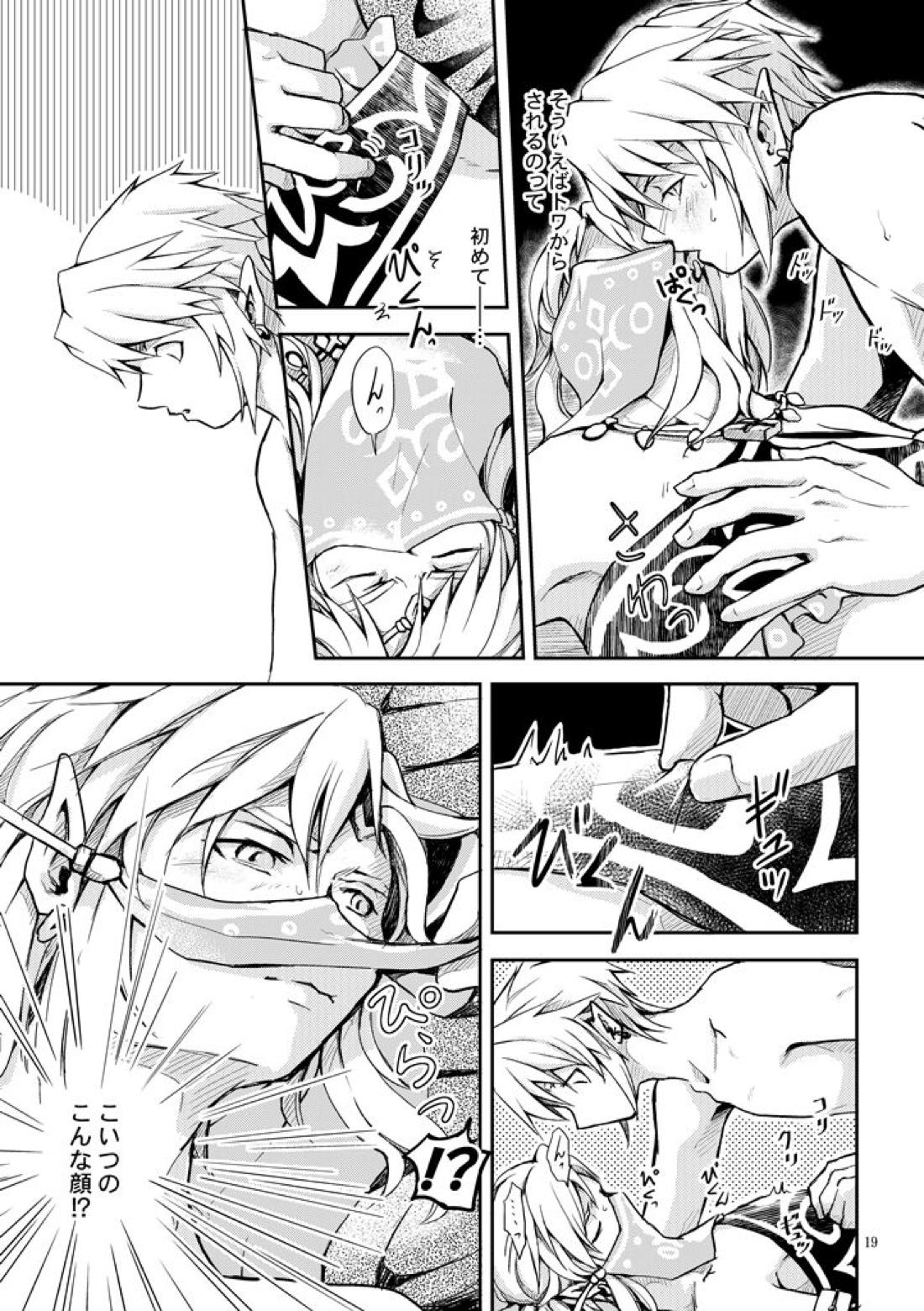 淑女の服でちょっぴりえっちに遊ぼ【ゼルダの伝説/ブレトワ】 page 17