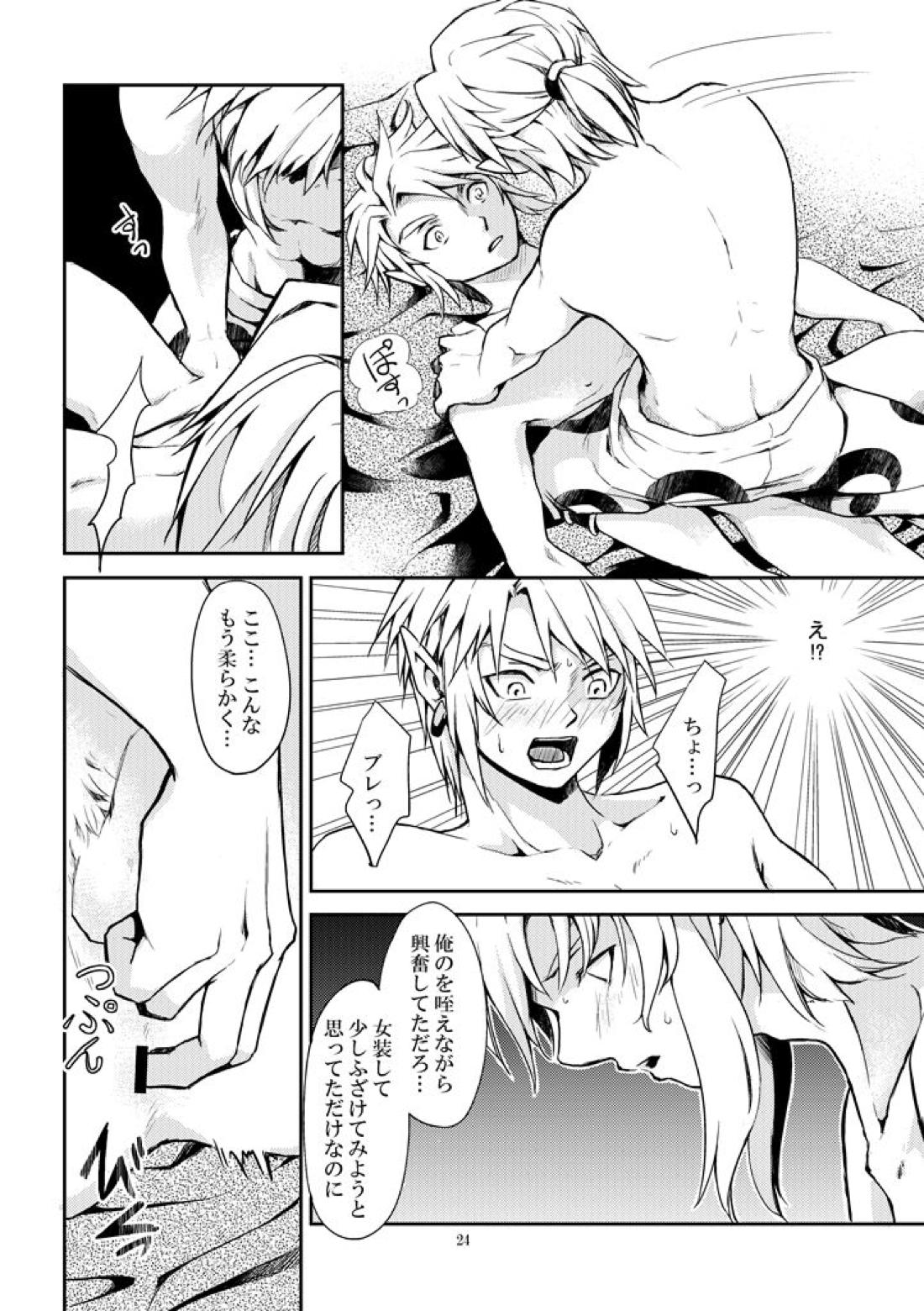 淑女の服でちょっぴりえっちに遊ぼ【ゼルダの伝説/ブレトワ】 page 22