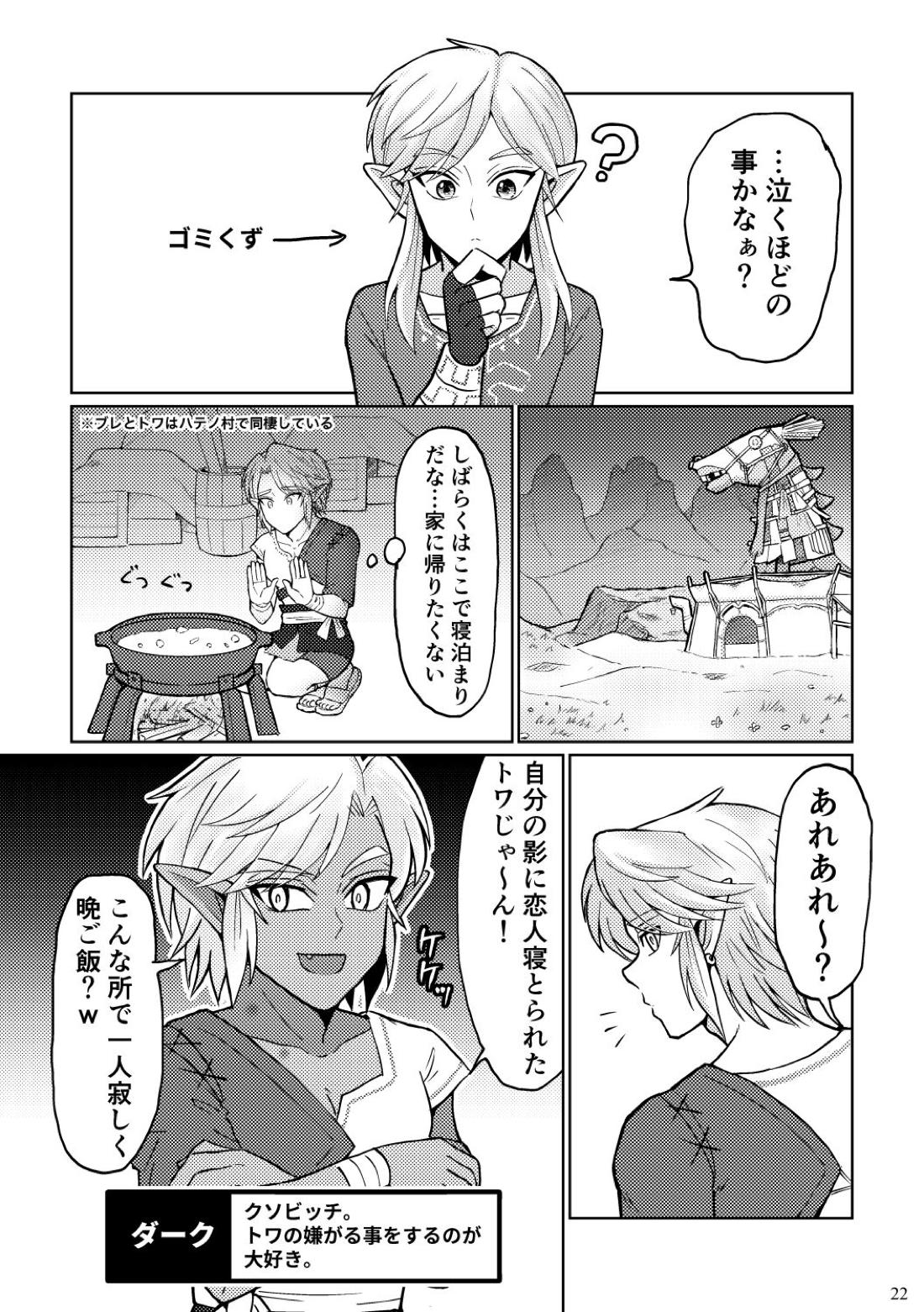 どっちがオオカミなんだかわからない。【ゼルダの伝説/ブレトワ】 page 22