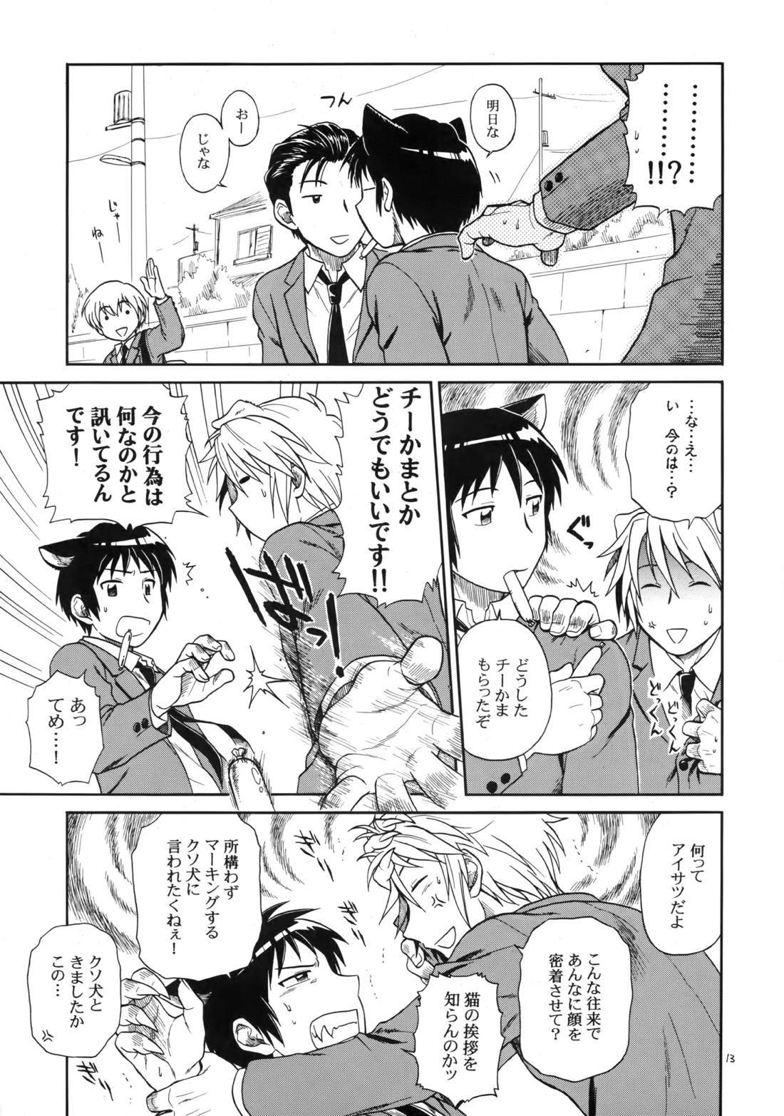 イヌネコハザード【涼宮ハルヒの憂鬱/古キョン】 page 12