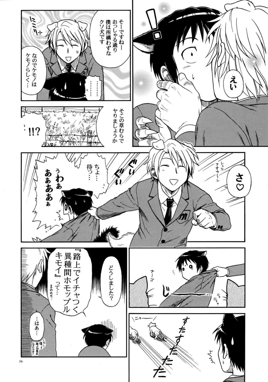 イヌネコハザード【涼宮ハルヒの憂鬱/古キョン】 page 13