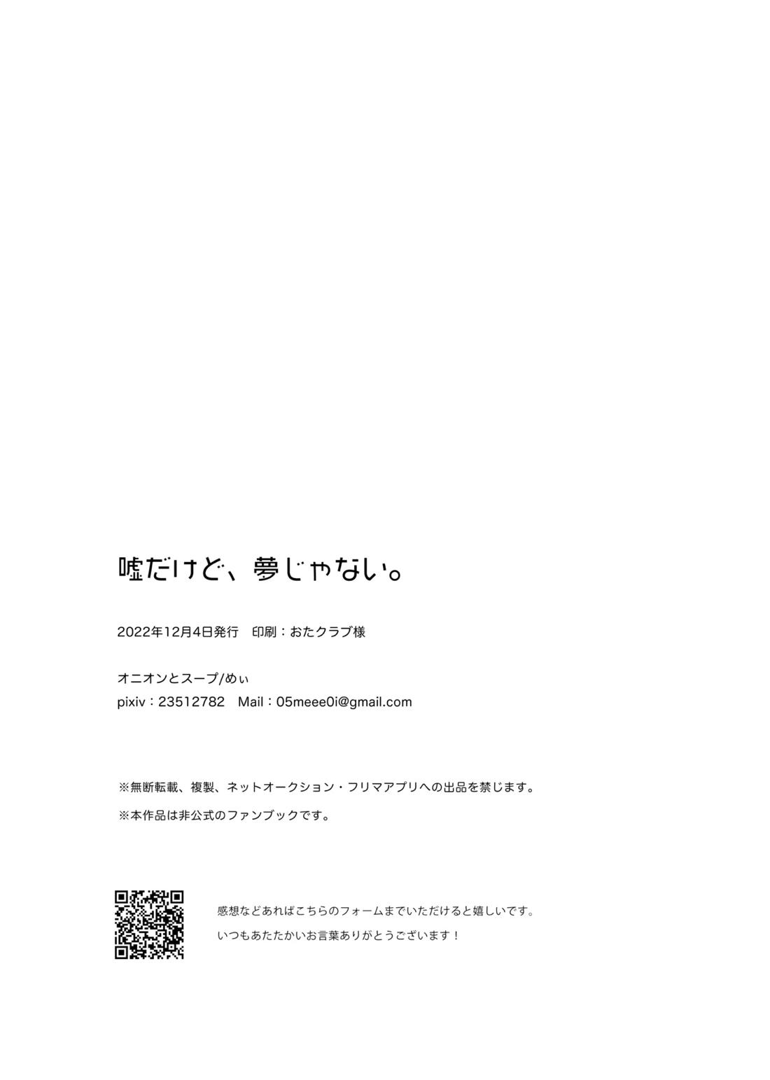 嘘だけど、夢じゃない。【テニスの王子様/28】 page 36