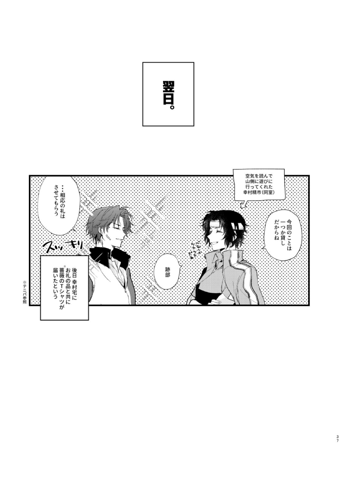 secret survival【テニスの王子様/跡ジロ】 page 34