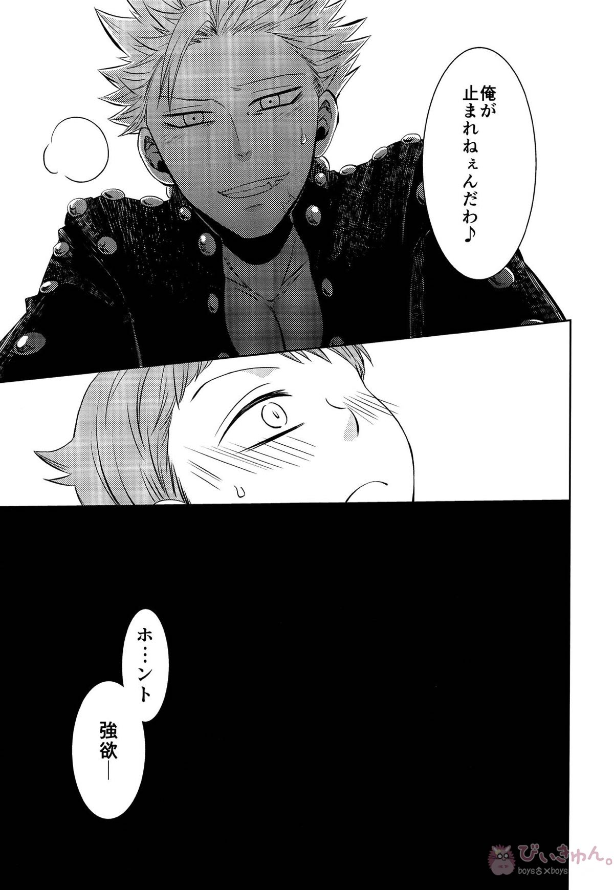 妖精王と不死身男の一夜の過ち【七つの大罪/バンキン】 page 24