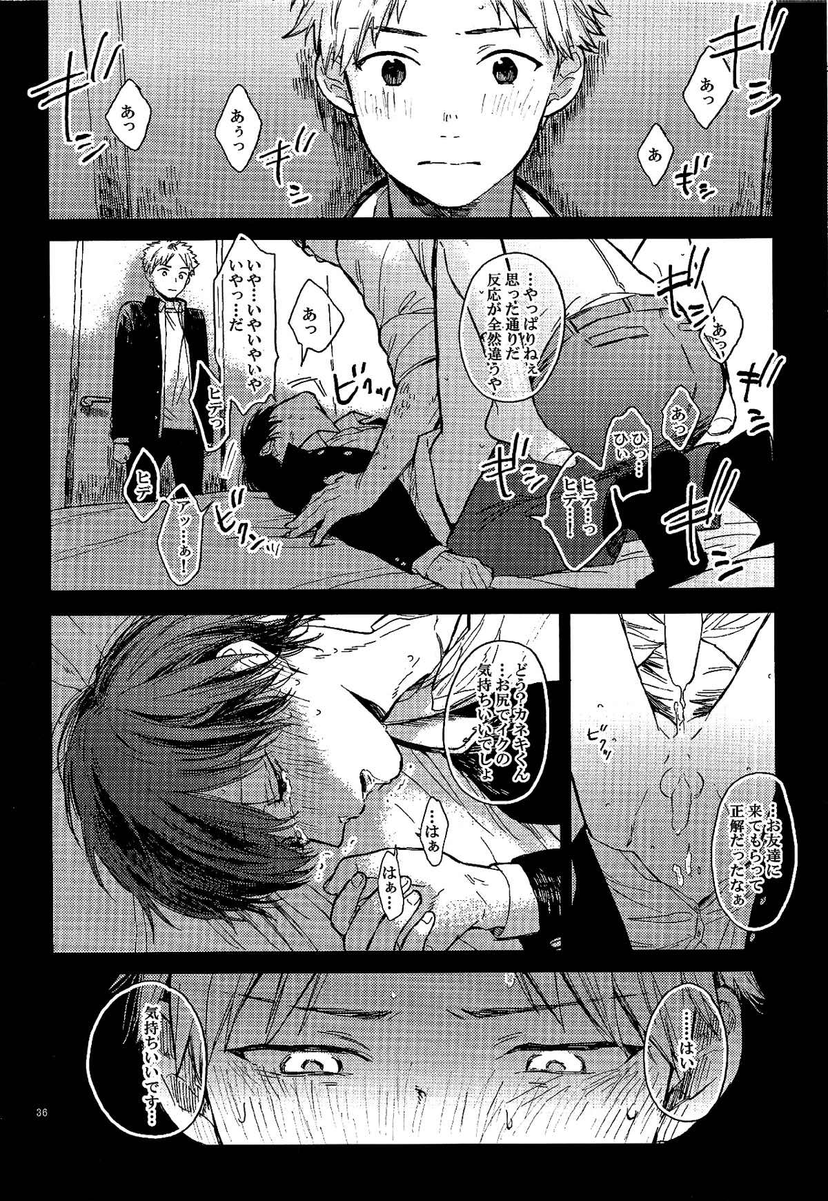 青年H青年K【東京喰種/ヒデカネ】 page 33