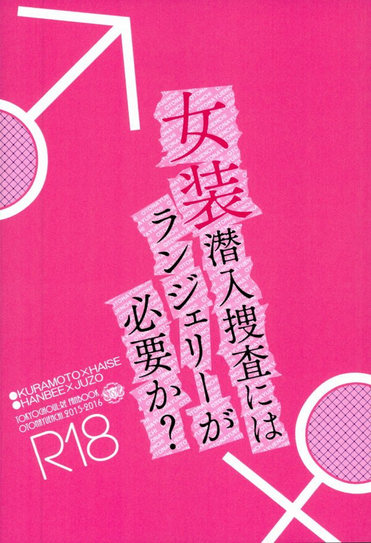 女装潜入捜査にはランジェリーが必要か【東京喰種/半兵衛×什造】 page 17