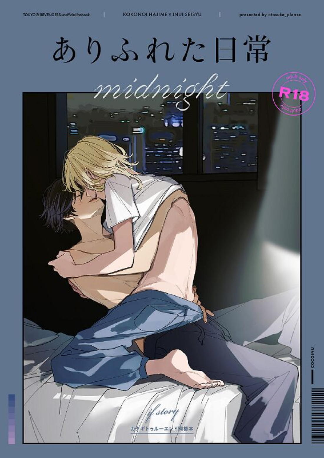 Recommended BL manga "ありふれた日常 -midnight-【東京卍リベンジャーズ/ここいぬ】" cover image