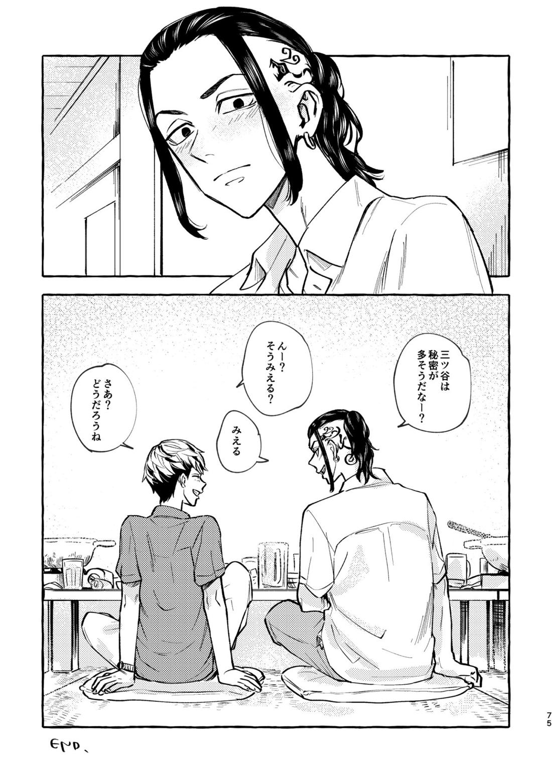 それも秘密のことなので【東京卍リベンジャーズ/ドラみつ】 page 71