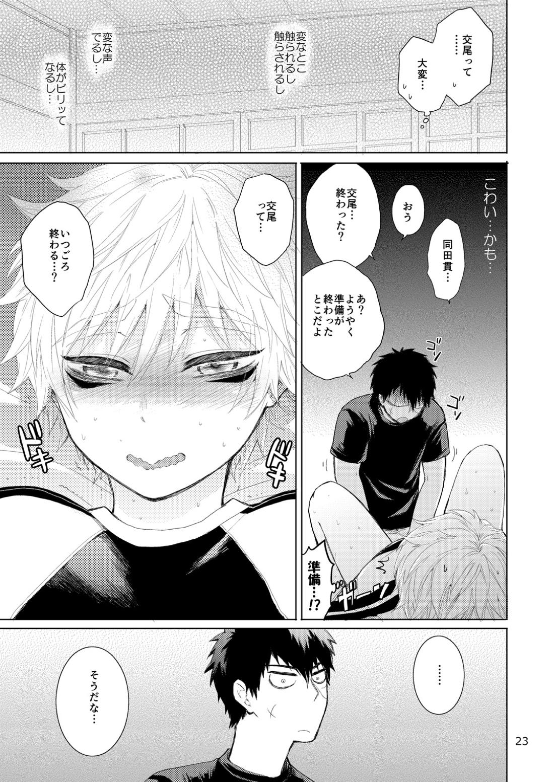 タヌキとキツネのHなお勉強【刀剣乱舞/たぬなき】 page 22