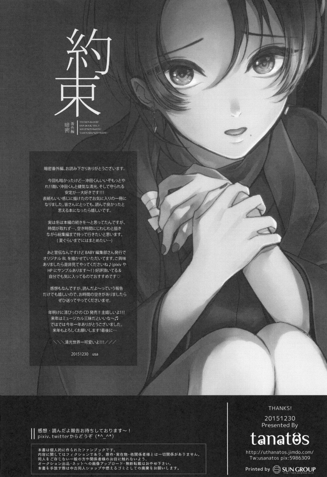 暗密番外編 約束【刀剣乱舞/安清】 page 17
