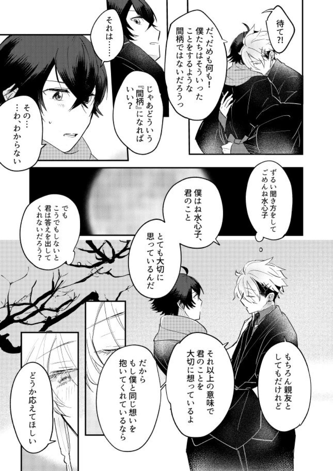 朧なるを愛でる【刀剣乱舞/麿水】 page 12