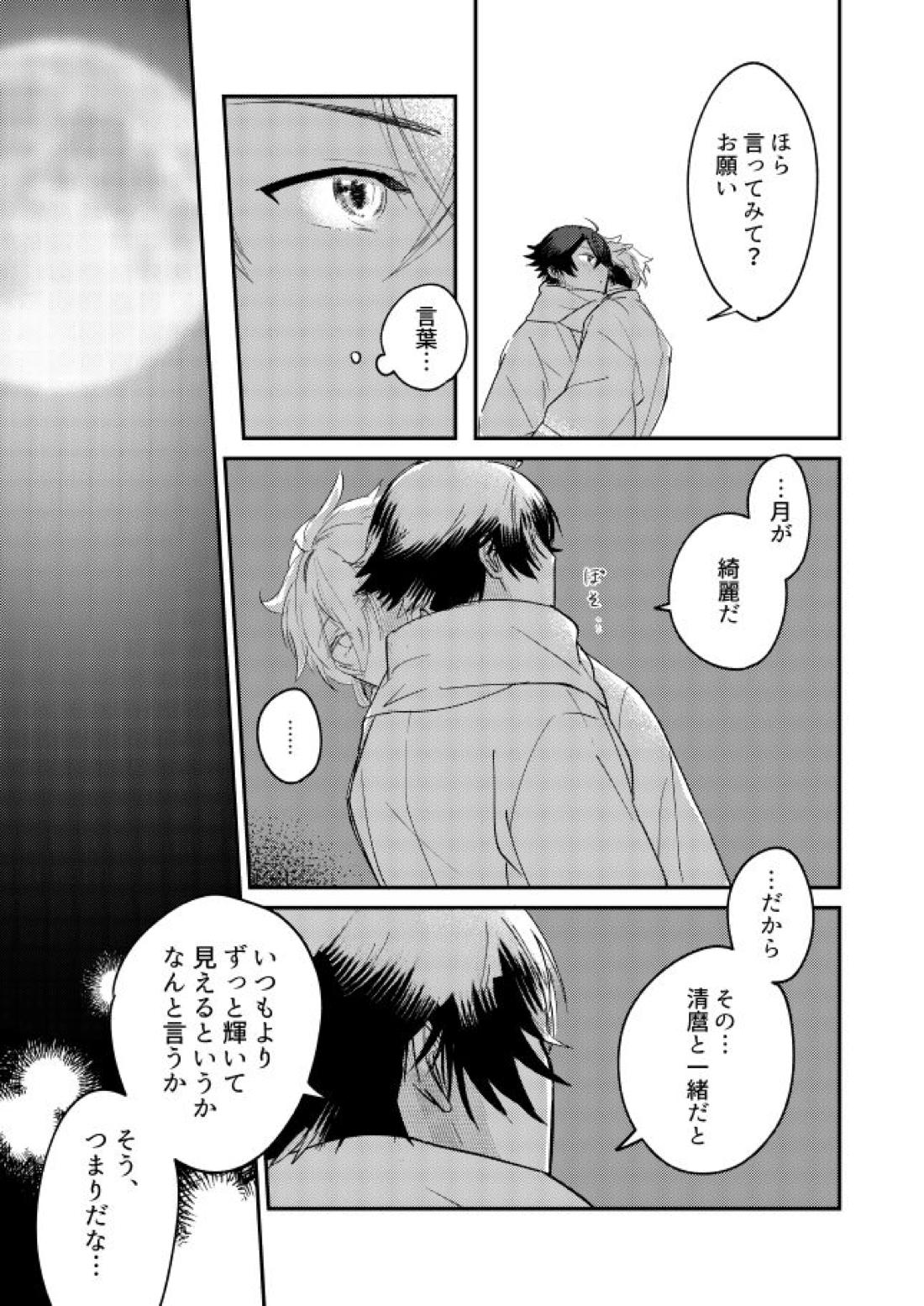 朧なるを愛でる【刀剣乱舞/麿水】 page 20
