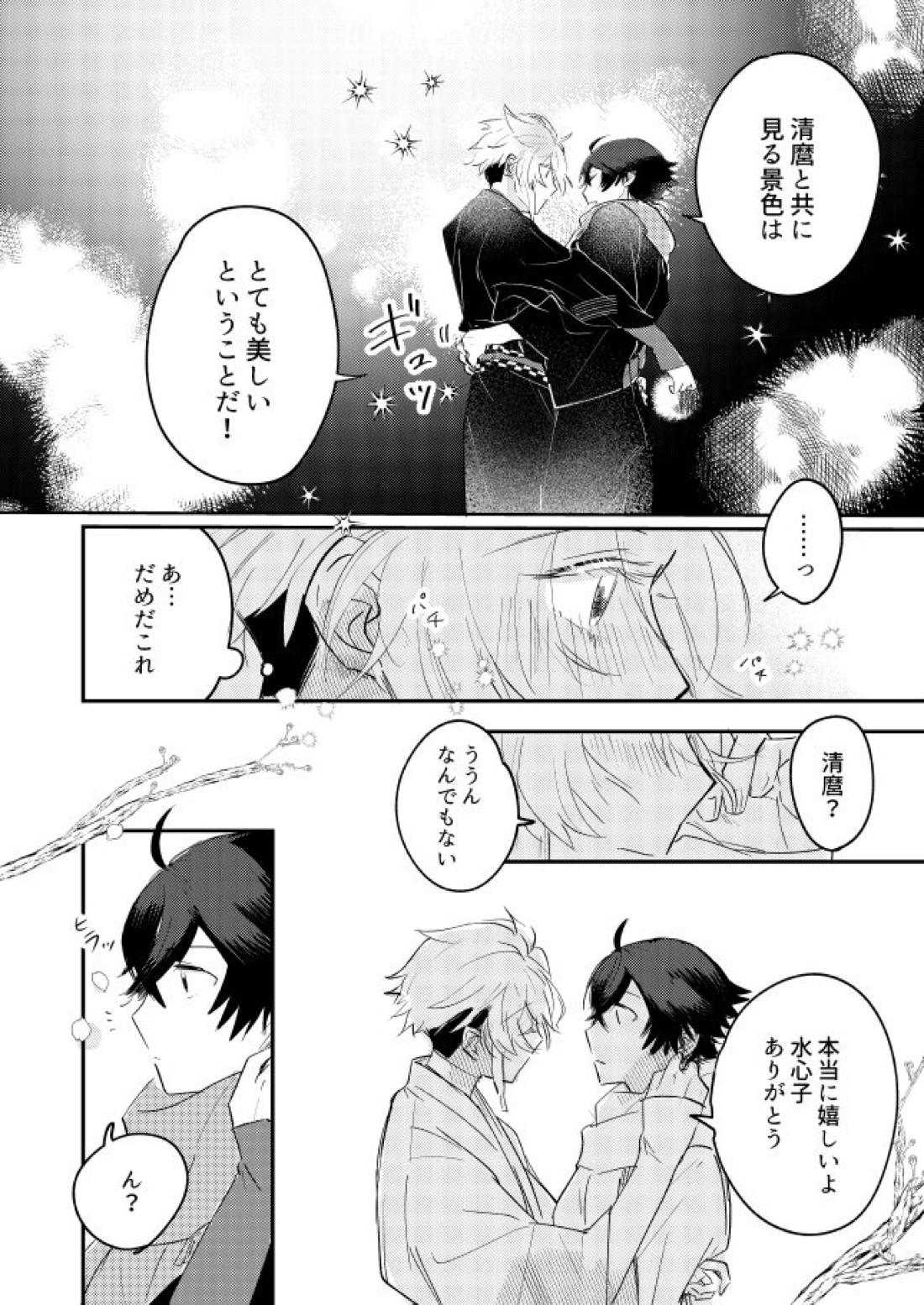 朧なるを愛でる【刀剣乱舞/麿水】 page 21