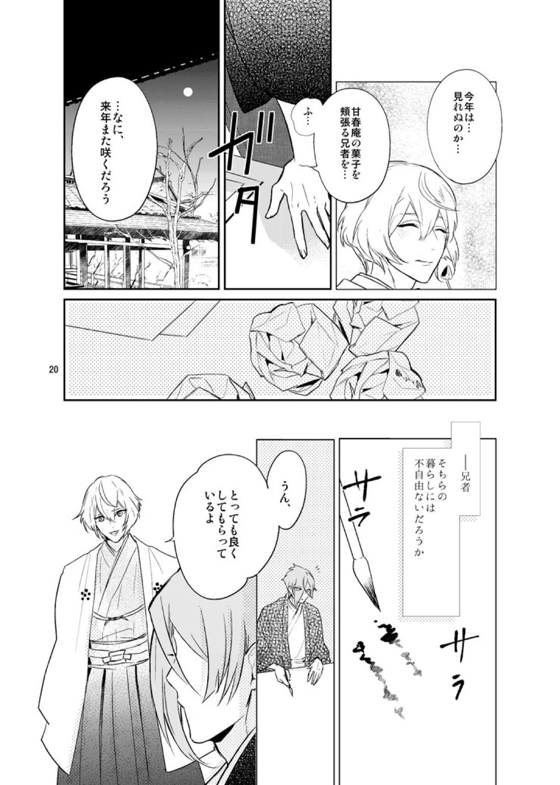 千の春うらら【刀剣乱舞/ 膝髭】 page 18