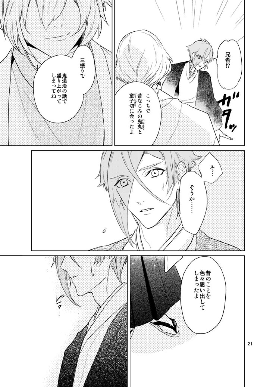 千の春うらら【刀剣乱舞/ 膝髭】 page 19