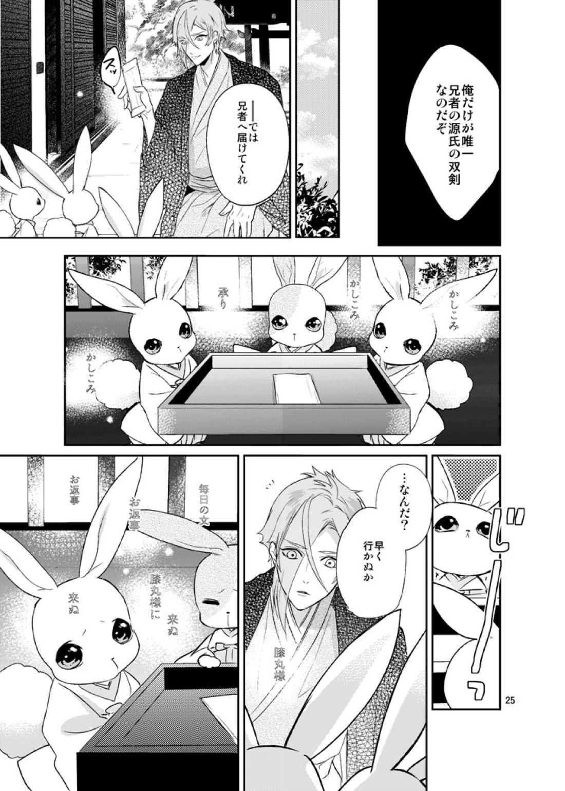 千の春うらら【刀剣乱舞/ 膝髭】 page 23