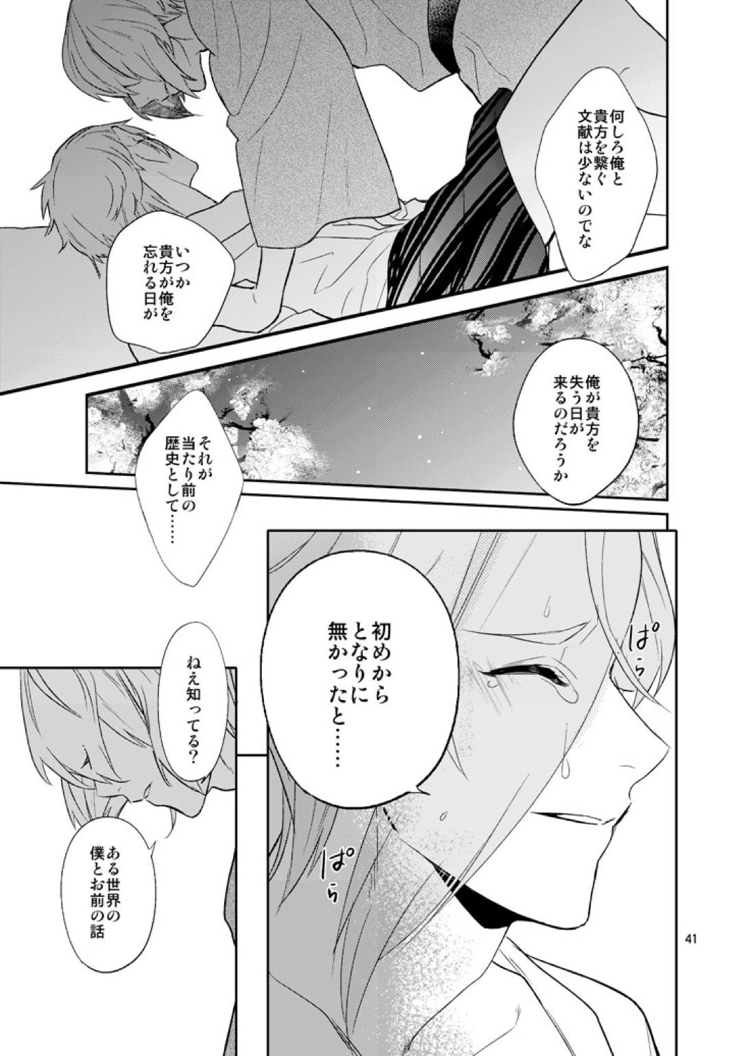千の春うらら【刀剣乱舞/ 膝髭】 page 38