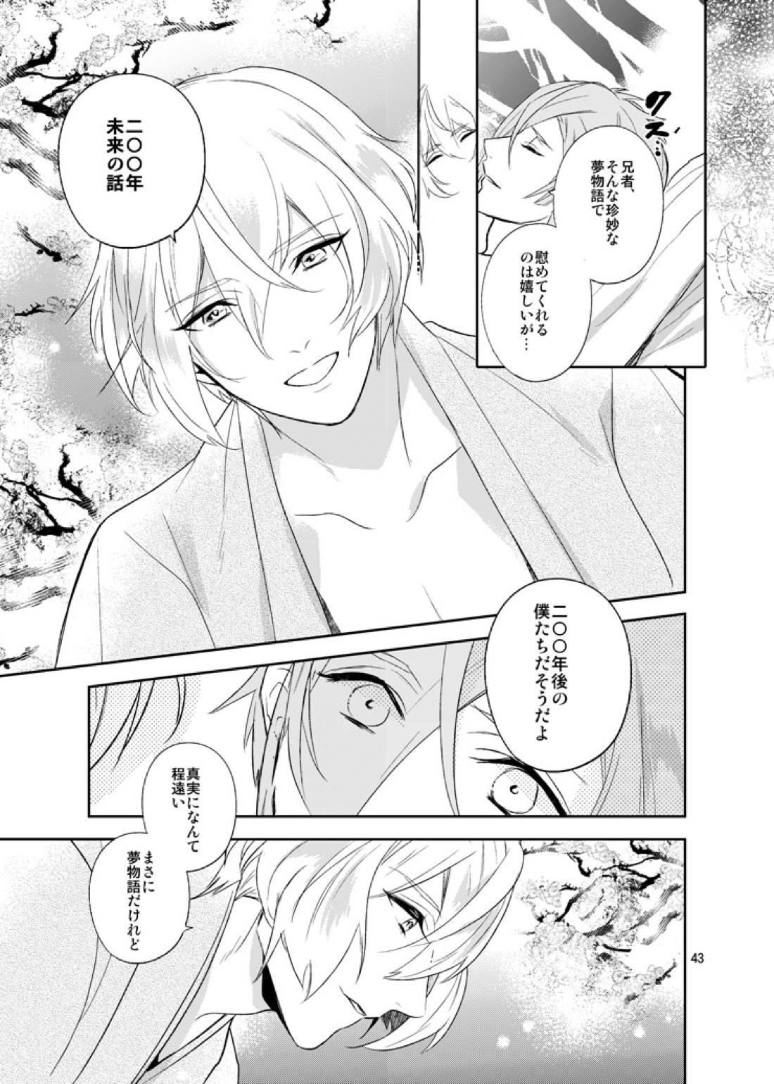 千の春うらら【刀剣乱舞/ 膝髭】 page 40
