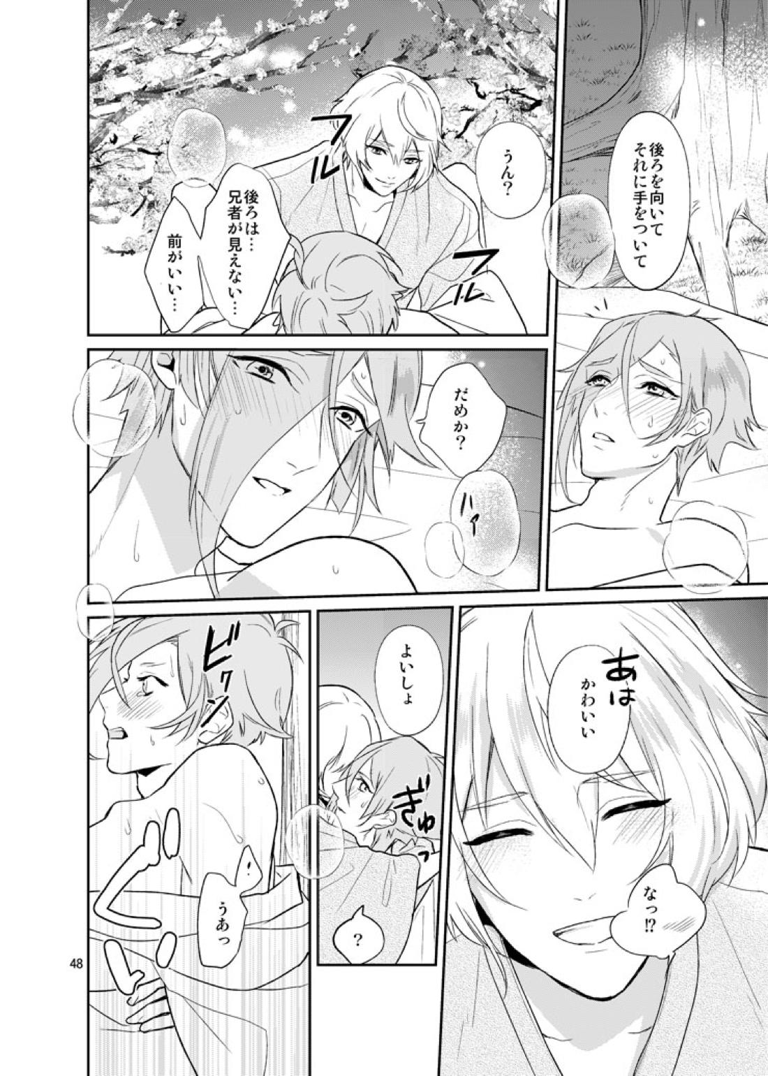 千の春うらら【刀剣乱舞/ 膝髭】 page 45