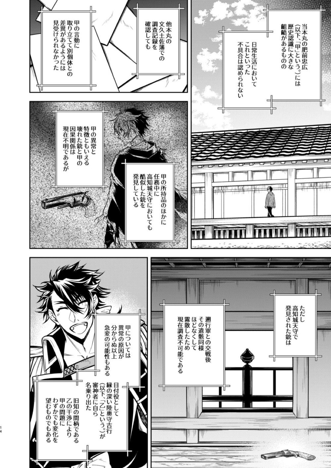 壊れた銃を持っている【刀剣乱舞/むつひぜ】 page 15