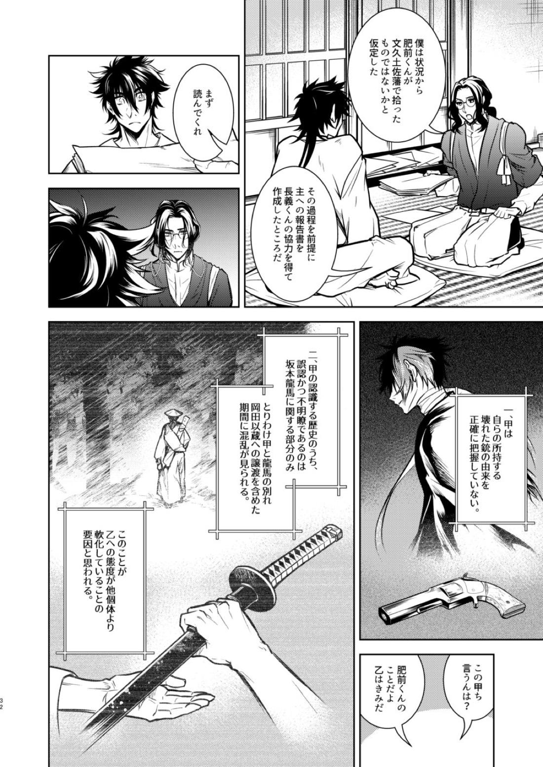 壊れた銃を持っている【刀剣乱舞/むつひぜ】 page 33
