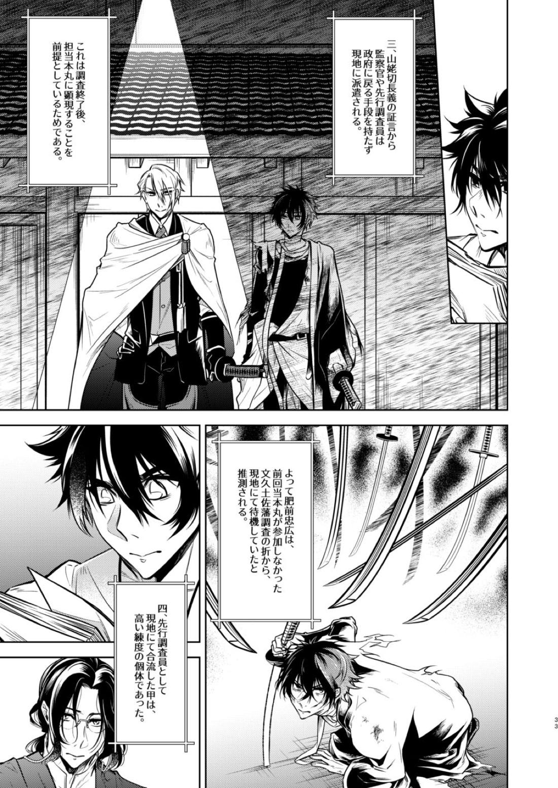 壊れた銃を持っている【刀剣乱舞/むつひぜ】 page 34