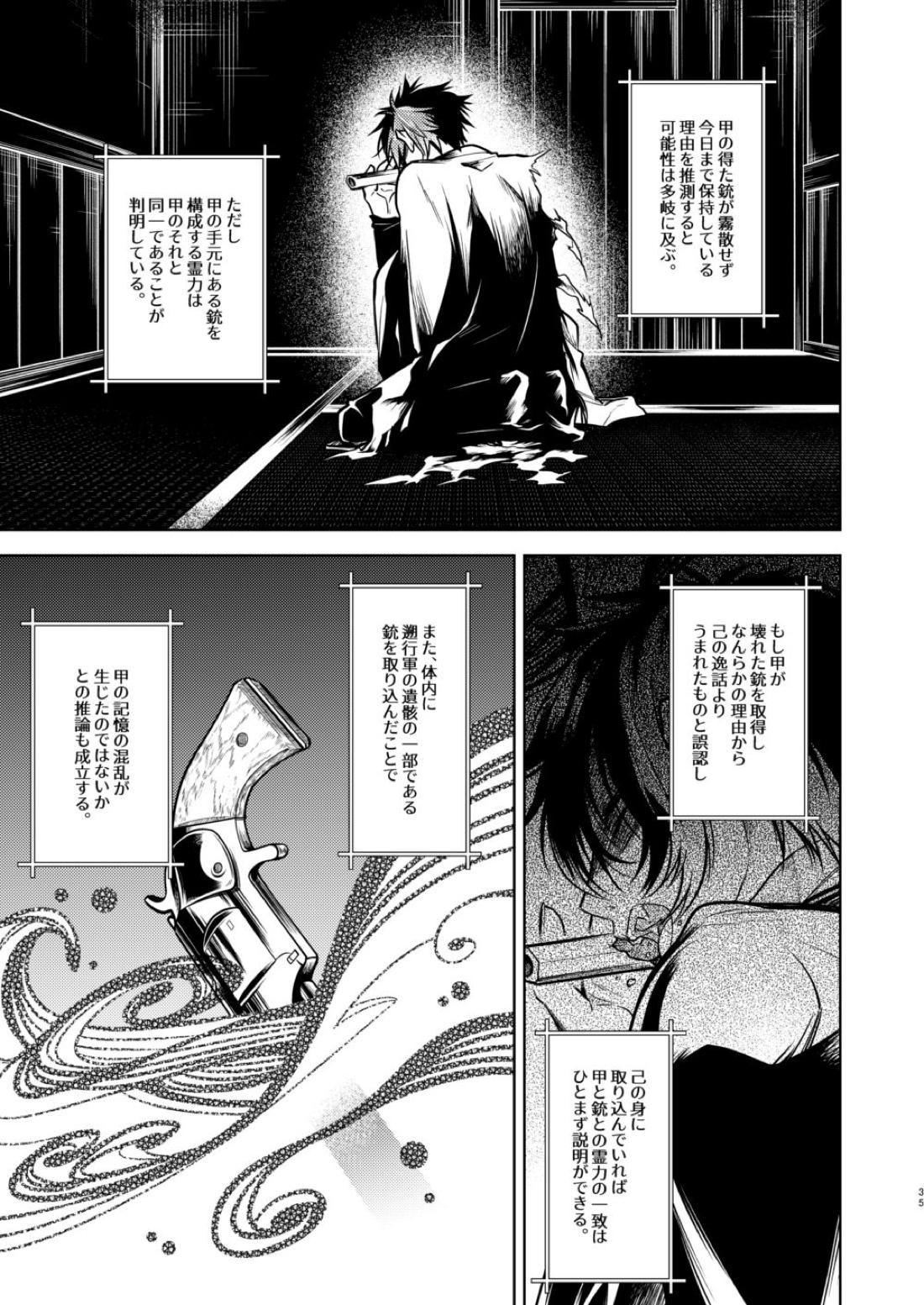 壊れた銃を持っている【刀剣乱舞/むつひぜ】 page 36