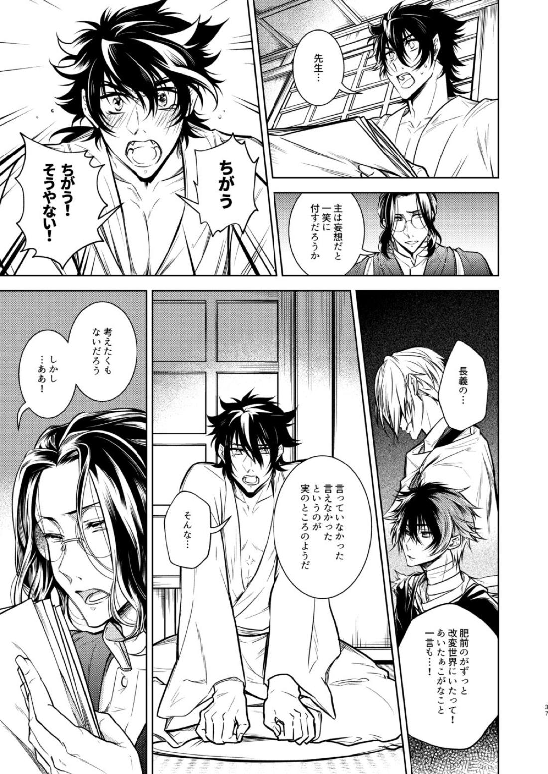 壊れた銃を持っている【刀剣乱舞/むつひぜ】 page 38
