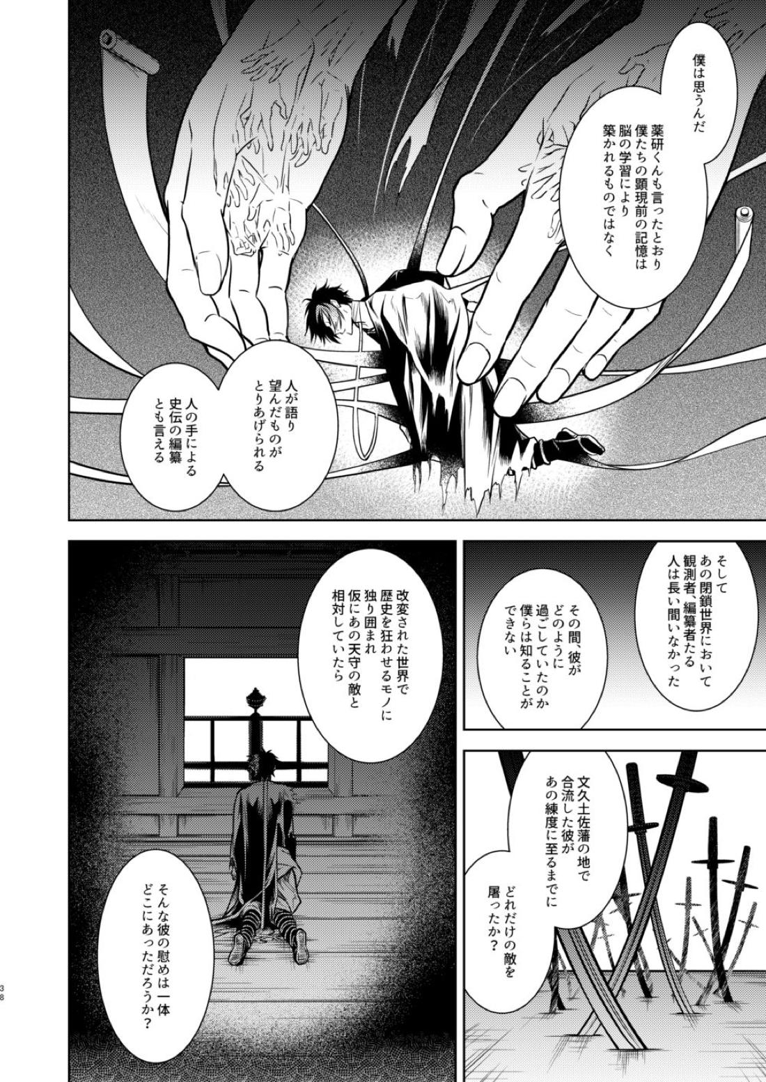 壊れた銃を持っている【刀剣乱舞/むつひぜ】 page 39