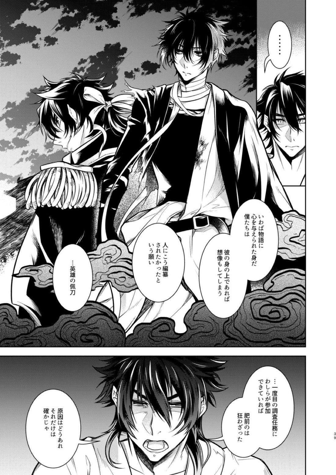 壊れた銃を持っている【刀剣乱舞/むつひぜ】 page 40