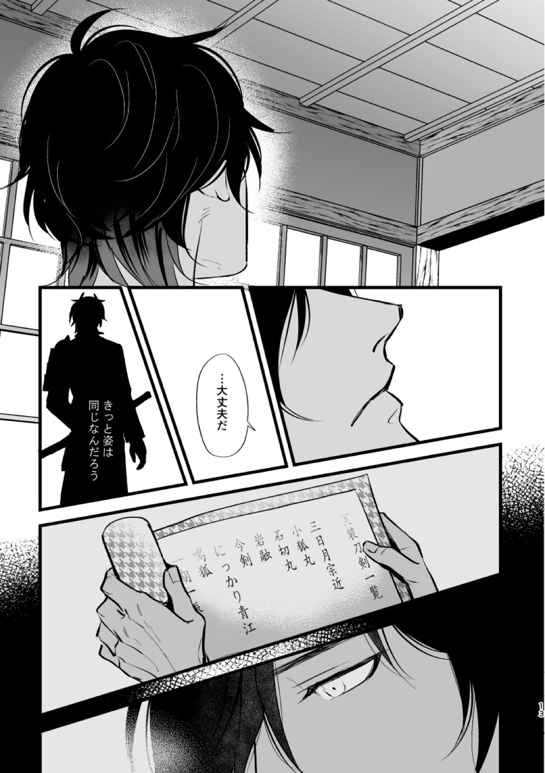 とうめい人間【刀剣乱舞/くりみつ】 page 13