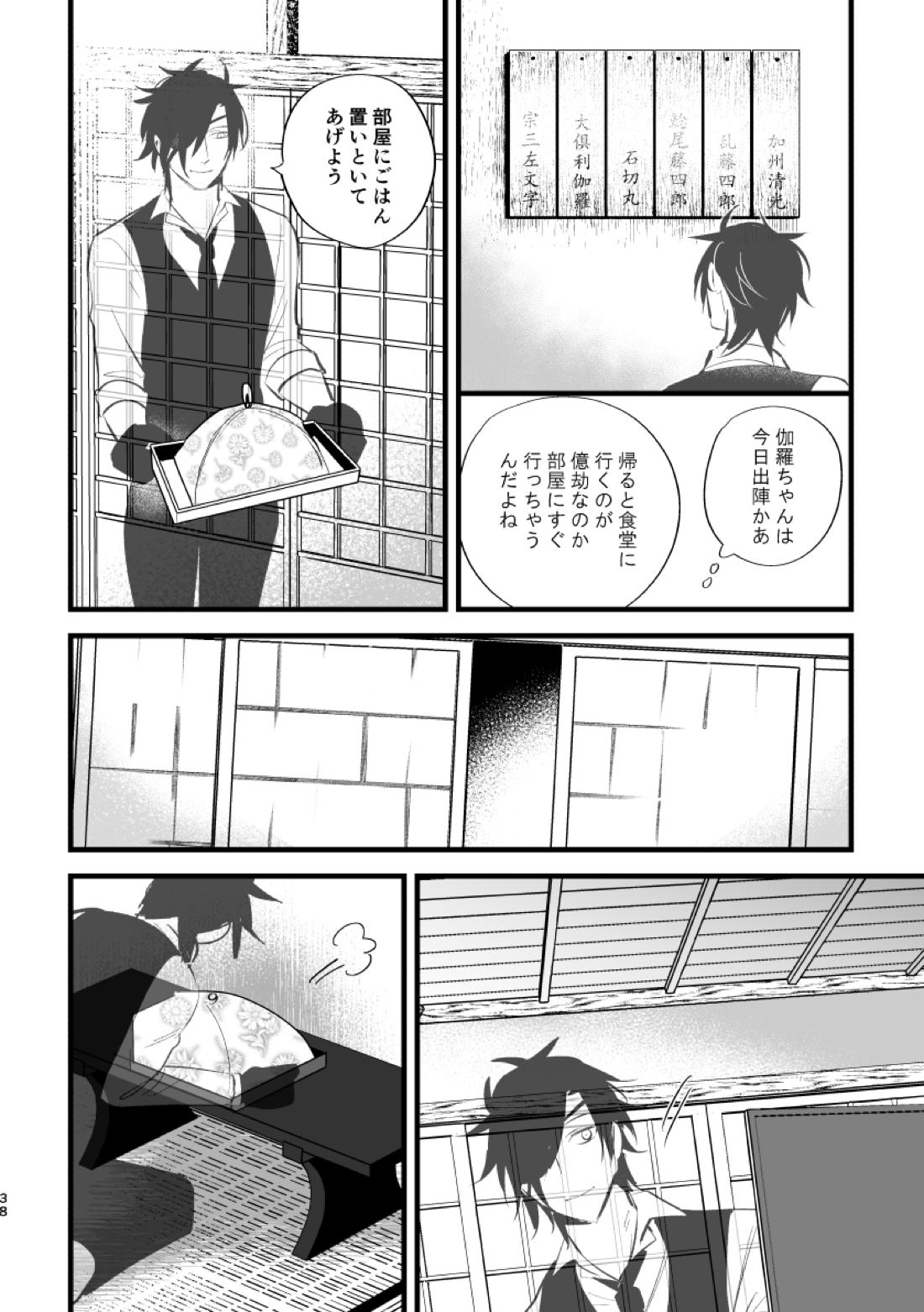 とうめい人間【刀剣乱舞/くりみつ】 page 37
