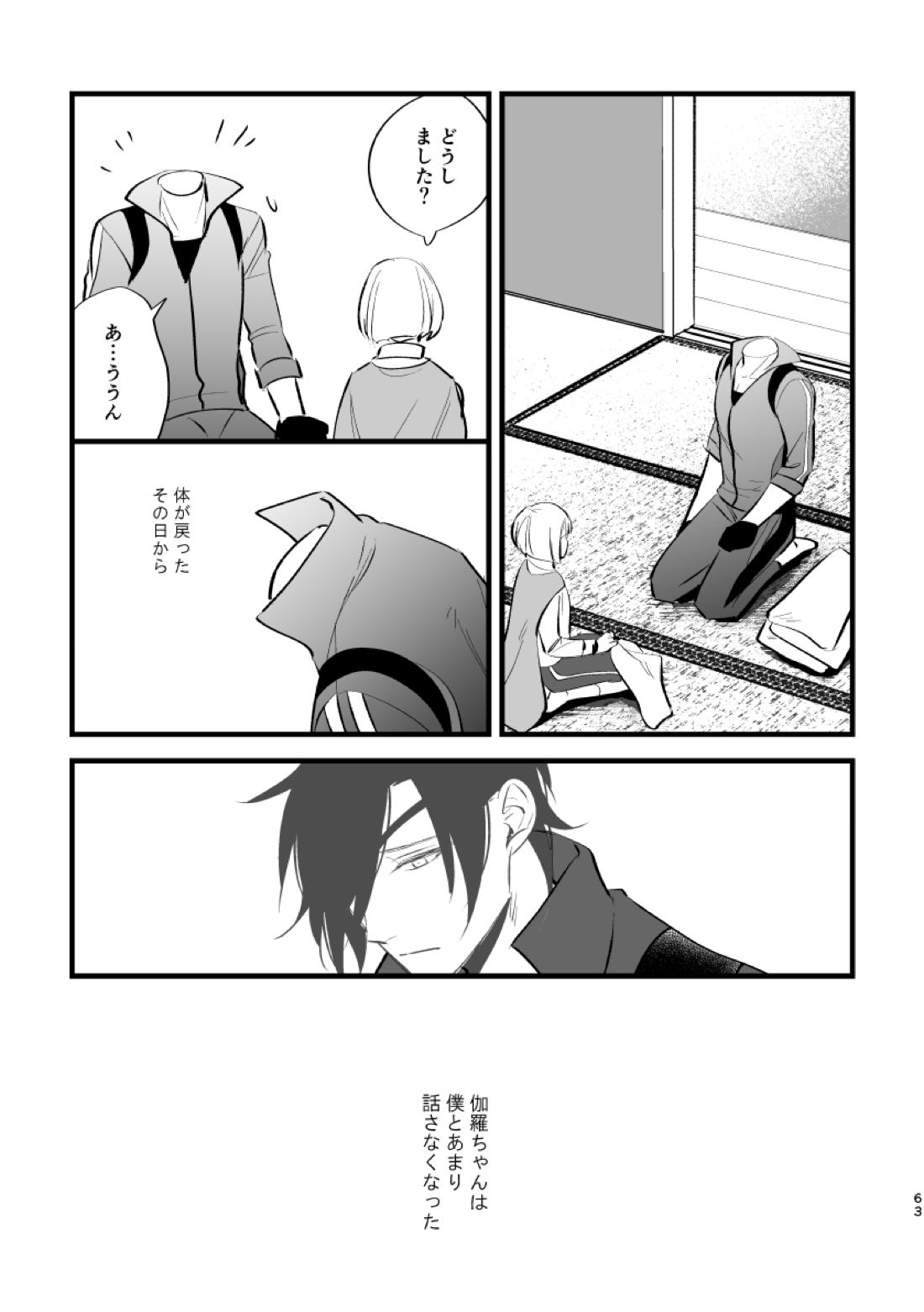 とうめい人間【刀剣乱舞/くりみつ】 page 62