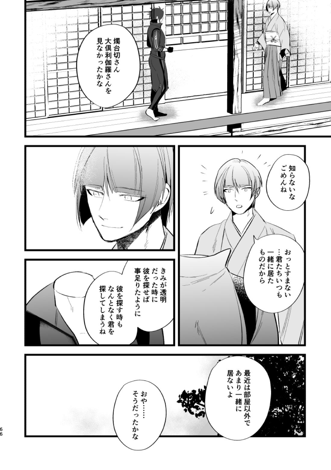 とうめい人間【刀剣乱舞/くりみつ】 page 64