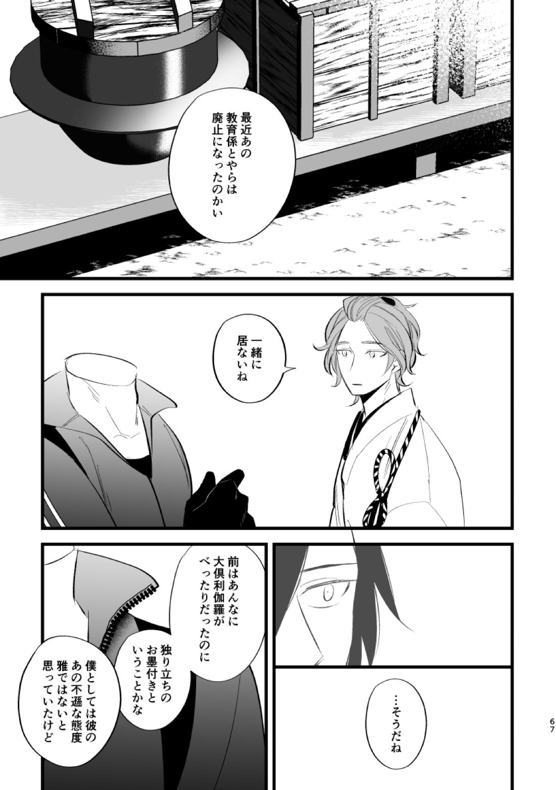とうめい人間【刀剣乱舞/くりみつ】 page 65