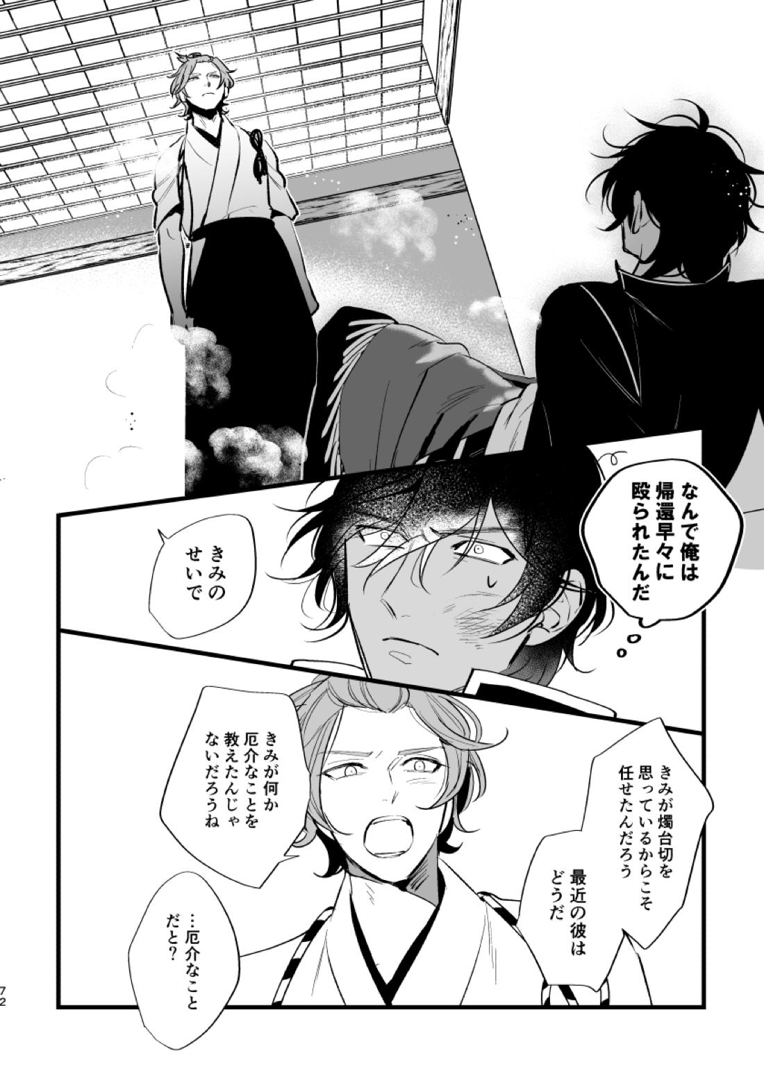 とうめい人間【刀剣乱舞/くりみつ】 page 70