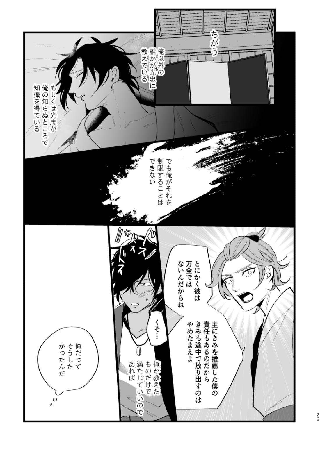 とうめい人間【刀剣乱舞/くりみつ】 page 71