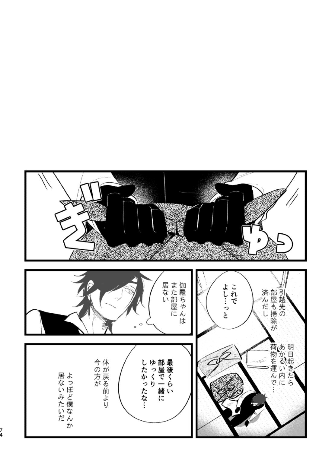 とうめい人間【刀剣乱舞/くりみつ】 page 72