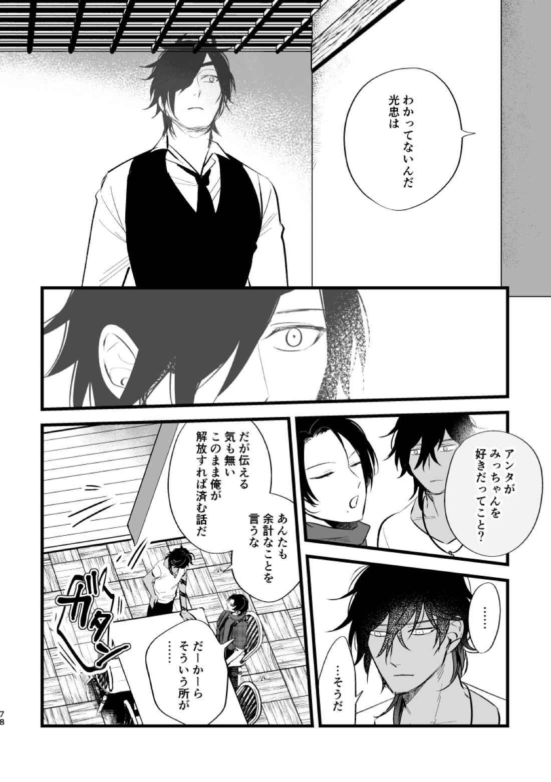 とうめい人間【刀剣乱舞/くりみつ】 page 76